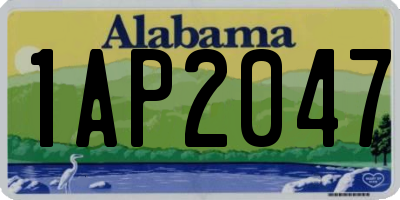 AL license plate 1AP2047