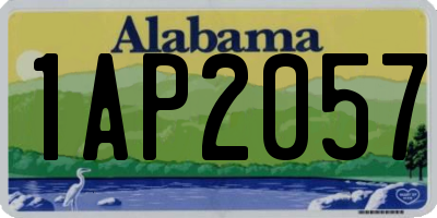 AL license plate 1AP2057