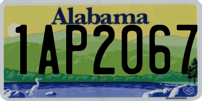 AL license plate 1AP2067