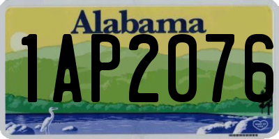 AL license plate 1AP2076