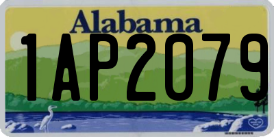 AL license plate 1AP2079