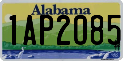 AL license plate 1AP2085