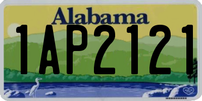AL license plate 1AP2121