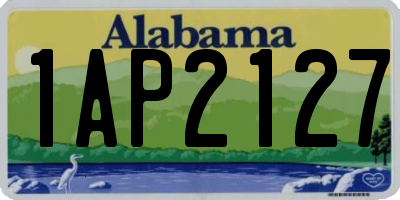 AL license plate 1AP2127