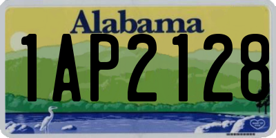 AL license plate 1AP2128