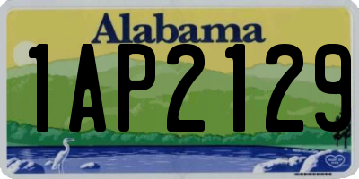 AL license plate 1AP2129