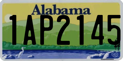 AL license plate 1AP2145