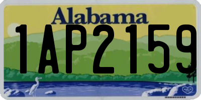 AL license plate 1AP2159