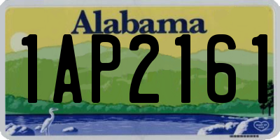 AL license plate 1AP2161