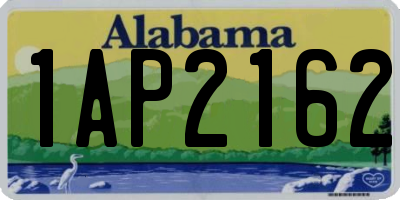 AL license plate 1AP2162
