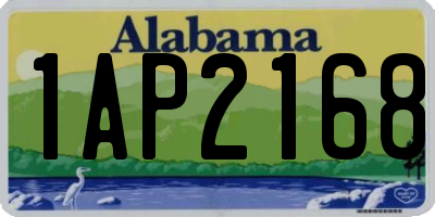 AL license plate 1AP2168