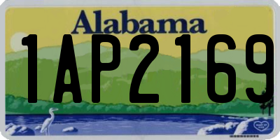 AL license plate 1AP2169
