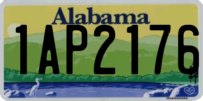 AL license plate 1AP2176