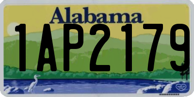 AL license plate 1AP2179