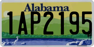AL license plate 1AP2195