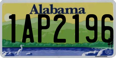 AL license plate 1AP2196