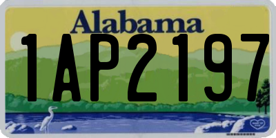 AL license plate 1AP2197