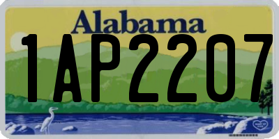 AL license plate 1AP2207