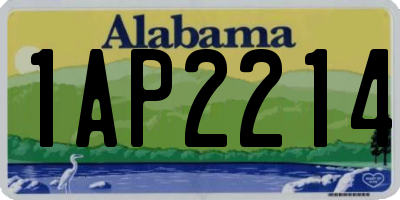 AL license plate 1AP2214