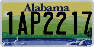 AL license plate 1AP2217