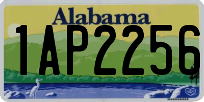 AL license plate 1AP2256