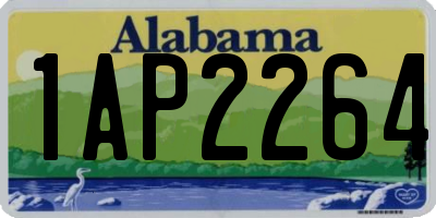 AL license plate 1AP2264