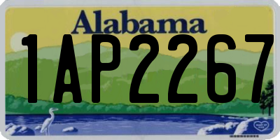 AL license plate 1AP2267
