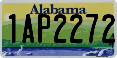 AL license plate 1AP2272