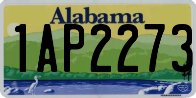 AL license plate 1AP2273
