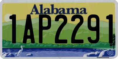 AL license plate 1AP2291