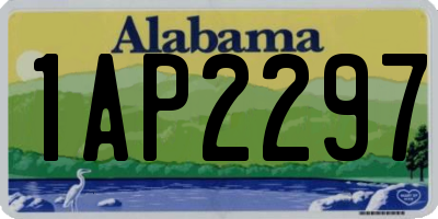 AL license plate 1AP2297