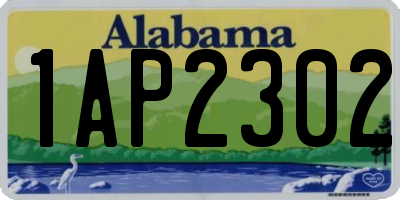 AL license plate 1AP2302