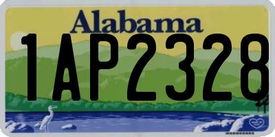 AL license plate 1AP2328