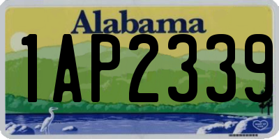 AL license plate 1AP2339