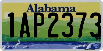 AL license plate 1AP2373