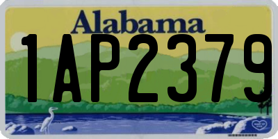AL license plate 1AP2379