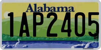 AL license plate 1AP2405