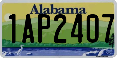 AL license plate 1AP2407