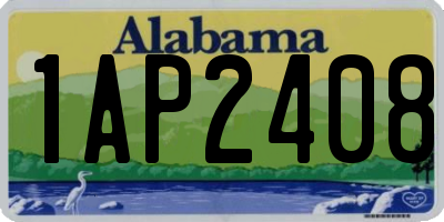AL license plate 1AP2408