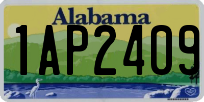 AL license plate 1AP2409