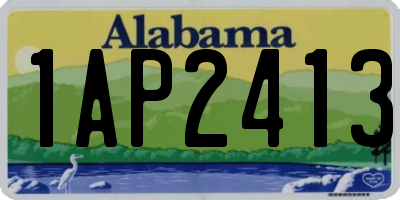 AL license plate 1AP2413