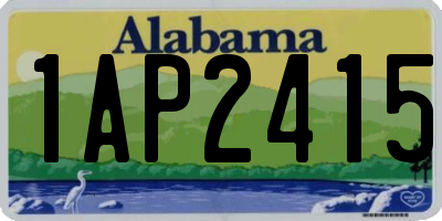 AL license plate 1AP2415