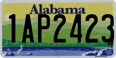 AL license plate 1AP2423