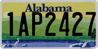 AL license plate 1AP2427