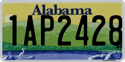 AL license plate 1AP2428