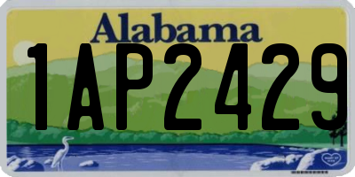 AL license plate 1AP2429