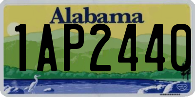 AL license plate 1AP2440