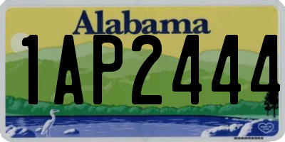 AL license plate 1AP2444