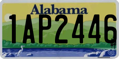 AL license plate 1AP2446