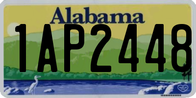 AL license plate 1AP2448